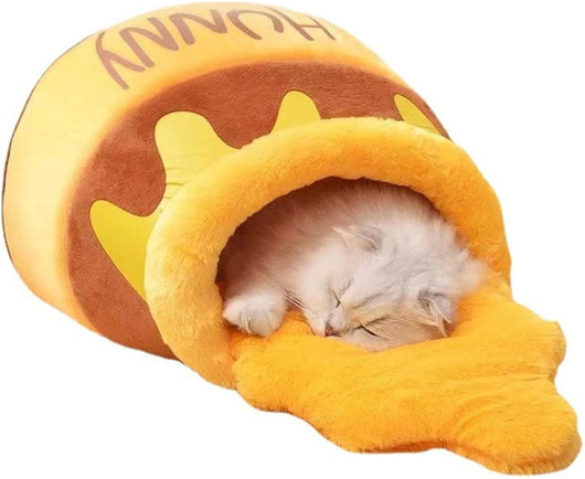 Cama Nido para Gatos con Espuma Viscoelástica - Cojín Desmontable y Lavable