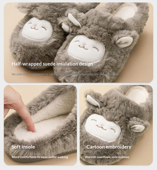 Pantuflas Térmicas de Algodón para Parejas - Cómodas y Antideslizantes - Image 15