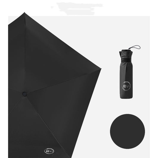 Paraguas Compacto Protección UV Portátil Bolsillo Negro - Image 18