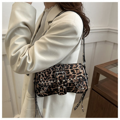 Bolso Bandolera Personalizado Estampado Leopardo Motocicleta para Mujer - Image 26