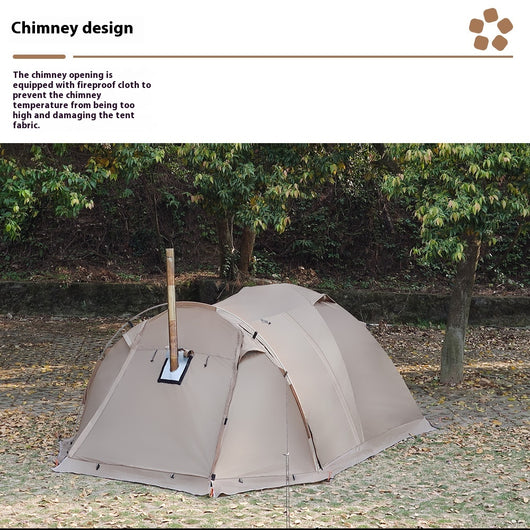 Carpa Túnel para Camping con Domo Extensible - Image 22