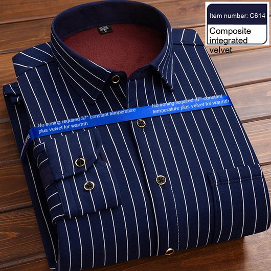 Camisa Térmica Acolchada a Cuadros para Hombre - Image 12