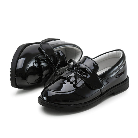 Zapatos Casuales Estilo Británico Coreano Negro - Image 8