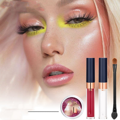 Brillo Labial Glitter Tonos Fríos - Paleta Completa - Image 9