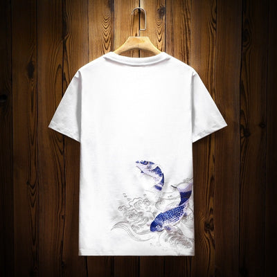 Playera Bordada con Carpa para Hombre - Manga Corta - Image 9