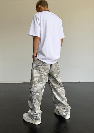 Pantalones Slim Drapeado de Corte Recto Estilo Urbano - Image 20