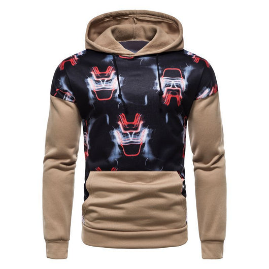 Sudadera Hoodie Casual para Hombre con Estampado Ouma - Image 16