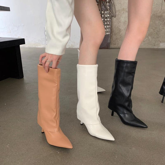 Botas para Mujer Punta Afilada Primavera Otoño - Image 10
