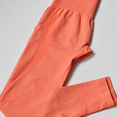 Pantalones de yoga cintura alta con soporte elástico para fitness - Image 18