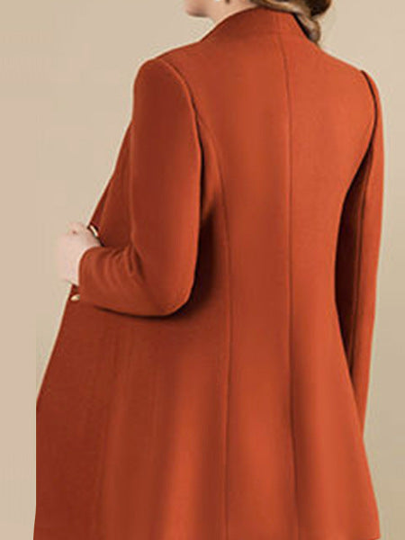 Abrigo de Lana Coreano Slim Fit Otoño Invierno Mujer - Image 3