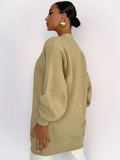 Cardigan Tejido Suelto Cuello V - Diseño Versátil para Otoño - Image 42