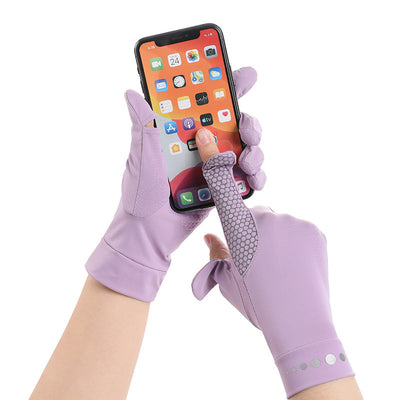 Guantes Protectores de Seda Helada con Filtro Solar - Transpirables y Elásticos - Image 22