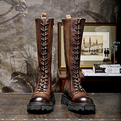 Botas Martin de Cuero Vintage para Hombre - Image 13