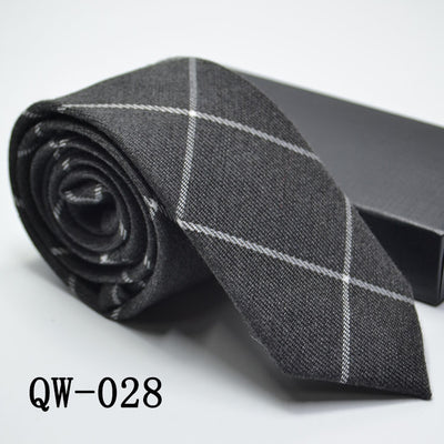 Corbata Angosta de Lana Elegante para Hombre - Image 29