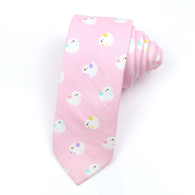 Corbata Angosta Estilo Coreano para Hombre en Algodón - Image 10