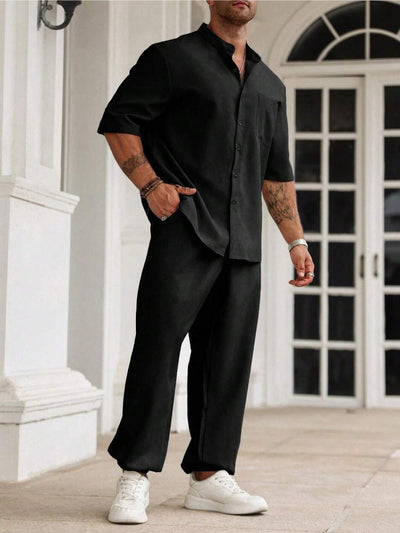 Pantalones Cortos Casuales de Algodón y Lino para Hombre - Image 12