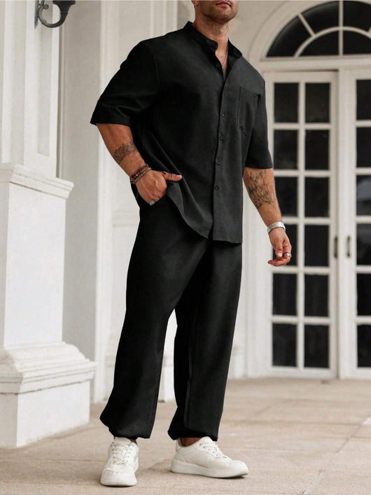 Pantalones Cortos Casuales de Algodón y Lino para Hombre - Image 12