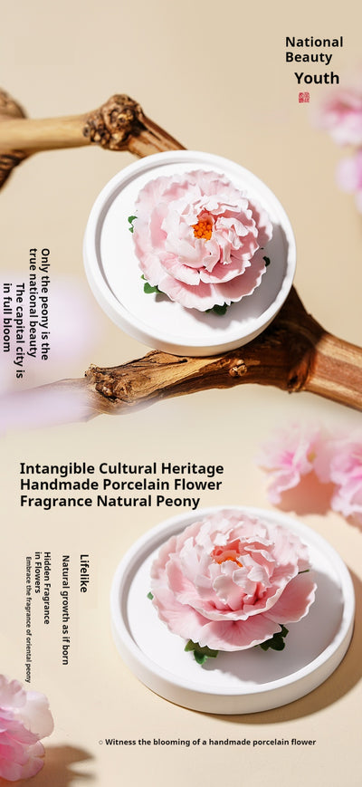Difusor de Aroma Peonía en Porcelana - Decoración Floral para Dormitorio - Image 10