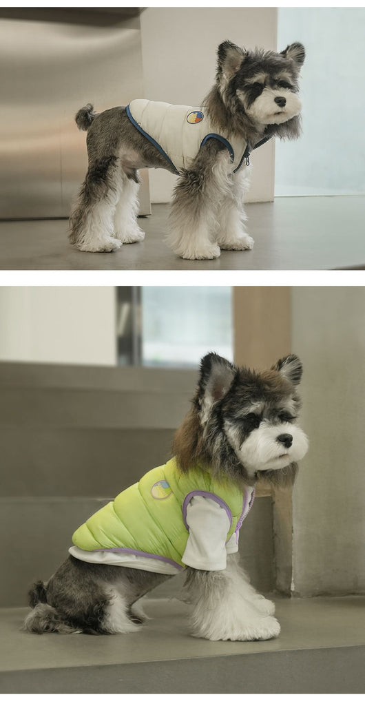 Chaleco Acolchado Reversible para Mascotas - Colores Pastel Invierno - Image 13