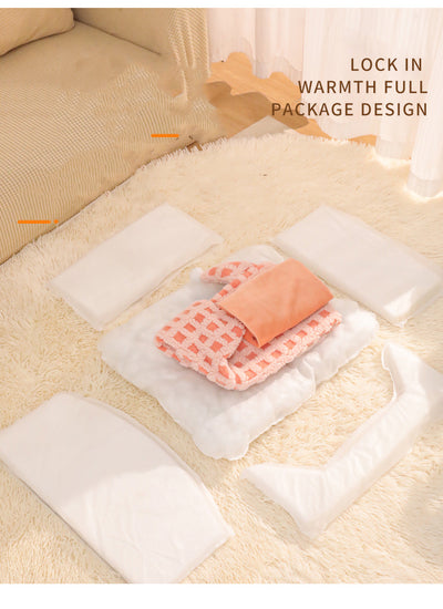 Nido Triangular Desmontable para Mascotas - Cama Térmica Acolchada para Gatos y Perros - Image 14