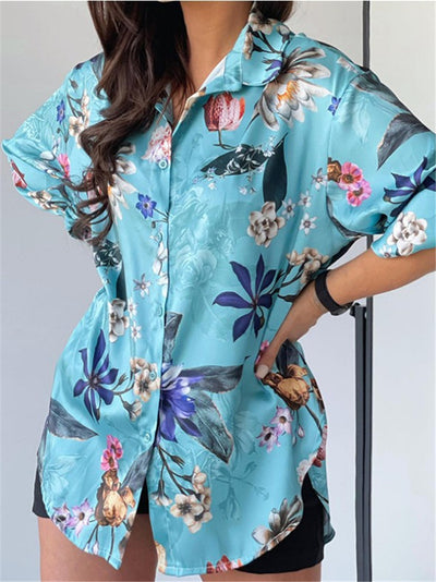 Camisa de Manga Larga con Solapa para Mujer - Image 5