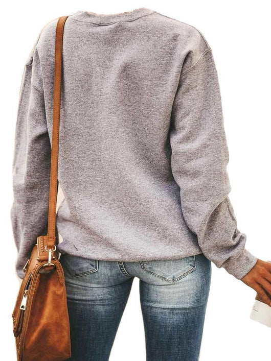 Suéter Navideño Holgado con Estampado Festivo para Mujer - Image 9