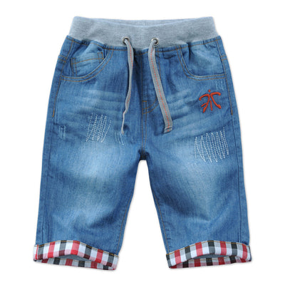 Pantalones Capri Denim Casuales para Niños - Versátiles y Cómodos - Image 7