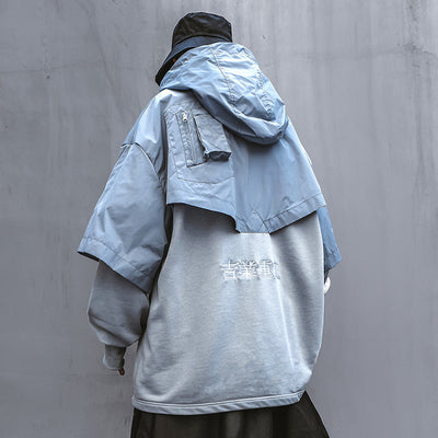 Sudadera Hoodie Suelta Funcional Dos en Uno para Hombre y Mujer - Image 3