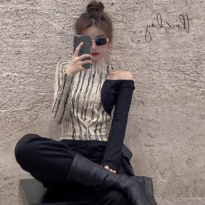 Blusa de Manga Larga con Efecto Dos Piezas - Image 11