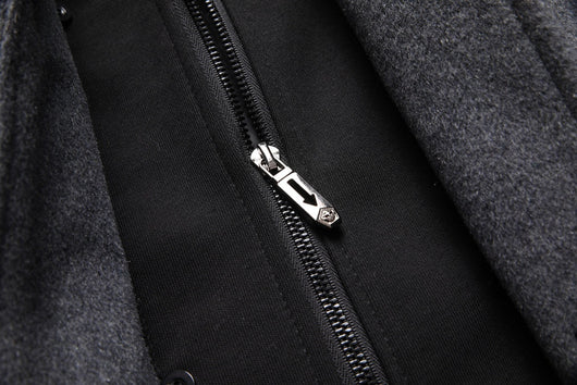 Abrigo de Lana Casual para Hombre con Gorro Desmontable - Image 15