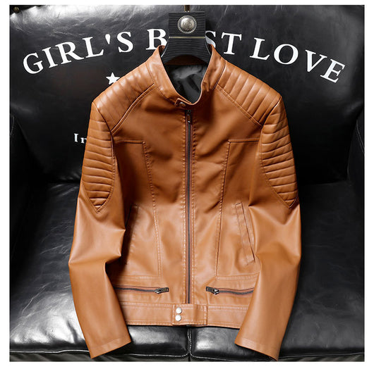 Chaqueta de Cuero PU para Hombre con Detalles de Cremallera - Image 16