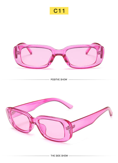Gafas de Sol Cuadradas Efecto Gelatina - Colores Vibrantes - Image 28