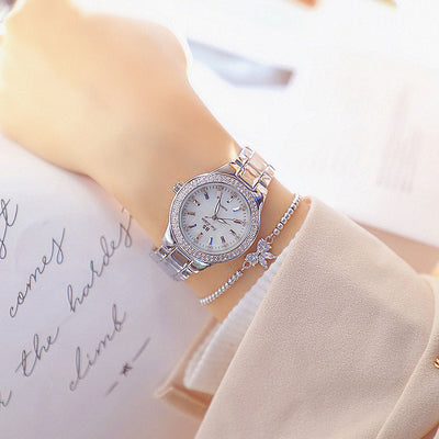 Reloj de Pulsera para Mujer con Cadena Completa de Diamantes - Image 5