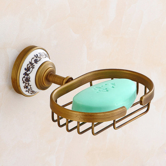 Juego de Toallero Estilo Europeo en Cobre Antiguo - Accesorios de Baño Completos - Image 23