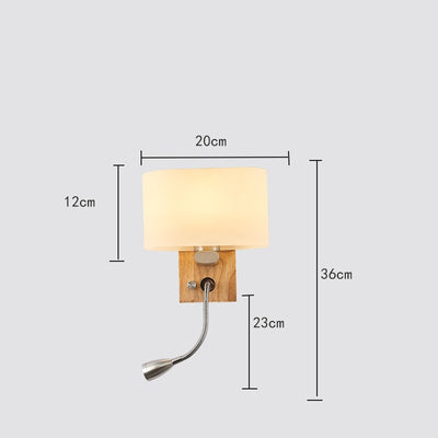 Luces LED para Cabecera de Cama - Diseño Moderno en Madera para Hoteles y Dormitorios - Image 9