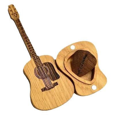 Adorno de Guitarra Personalizado en Madera con Soporte y Caja Portapúas - Image 4