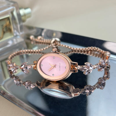 Reloj Pulsera Ovalado de Lujo Retro - Cuarzo de Alta Gama para Mujer - Image 25
