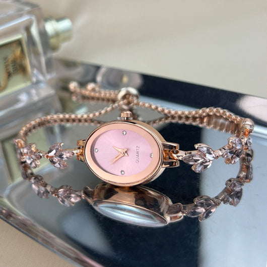 Reloj Pulsera Ovalado de Lujo Retro - Cuarzo de Alta Gama para Mujer - Image 25