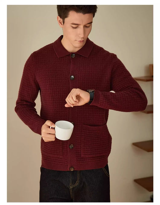 Suéter de Lana Pura para Hombre - Comodidad y Calidez - Image 12