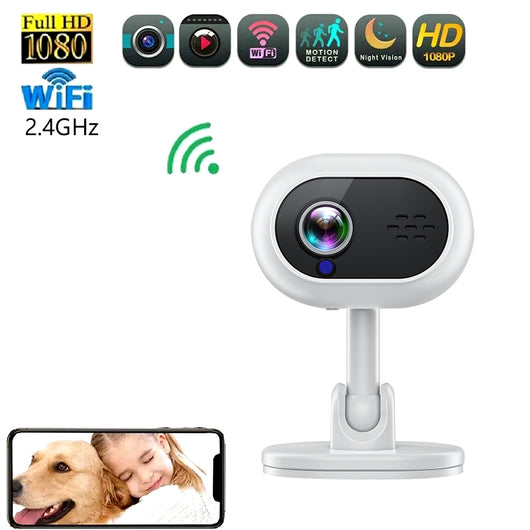 Cámara Mini WiFi 1080P HD con Visión Nocturna - Monitoreo Remoto para Hogar, Mascotas e Hijos - Image 7