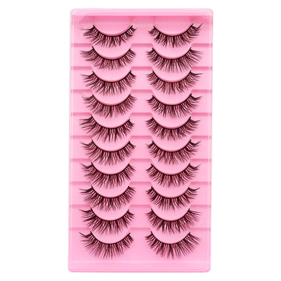 10 Pares de Pestañas Postizas Voluminosas con Rizo Natural - Image 9