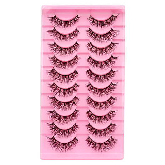 10 Pares de Pestañas Postizas Voluminosas con Rizo Natural - Image 9
