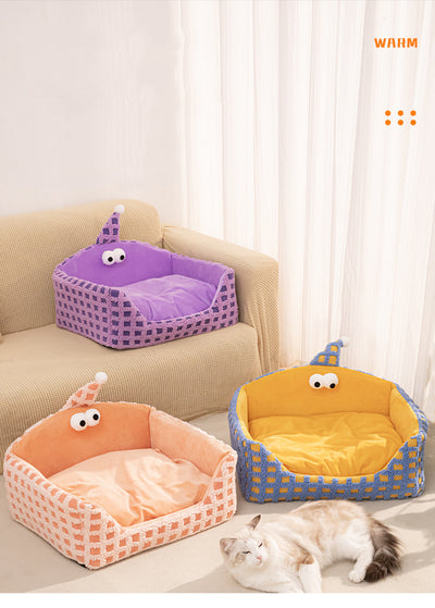 Nido Triangular Desmontable para Mascotas - Cama Térmica Acolchada para Gatos y Perros - Image 11