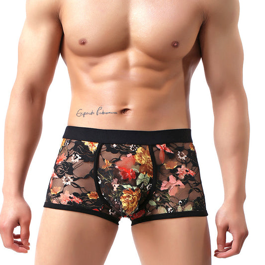 Bóxer Transparente Deportivo Hombre con Soporte U Ergonómico