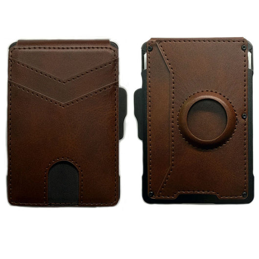 Cartera Hombre Portacédulas Gran Capacidad Fibra Carbono Metal - Image 4