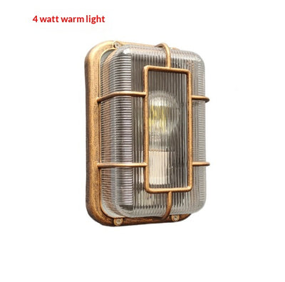 Luminaria Decorativa Industrial Retro de Aluminio Fundido para Exteriores - Image 7