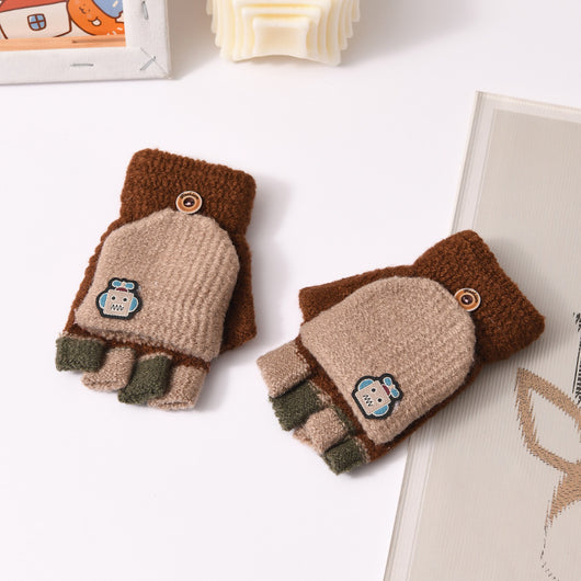 Guantes Tejidos Mitón Cálidos y Adorables para Niños - Image 3