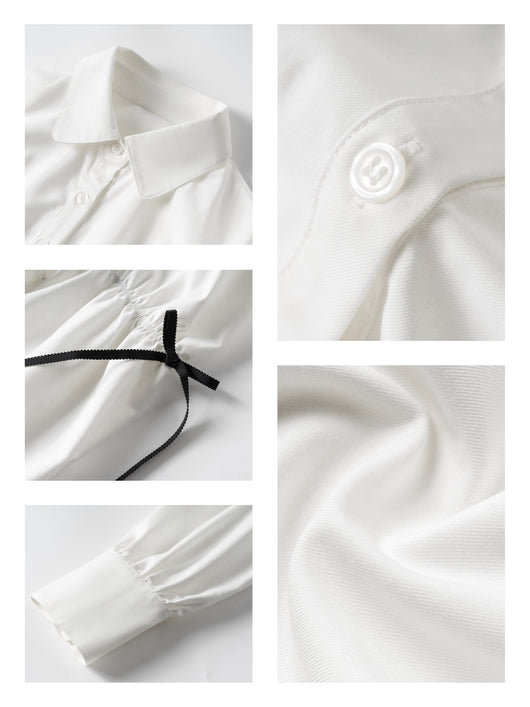 Vestido Cuadros con Mangas Abullonadas Estilo Atrevido - Image 8
