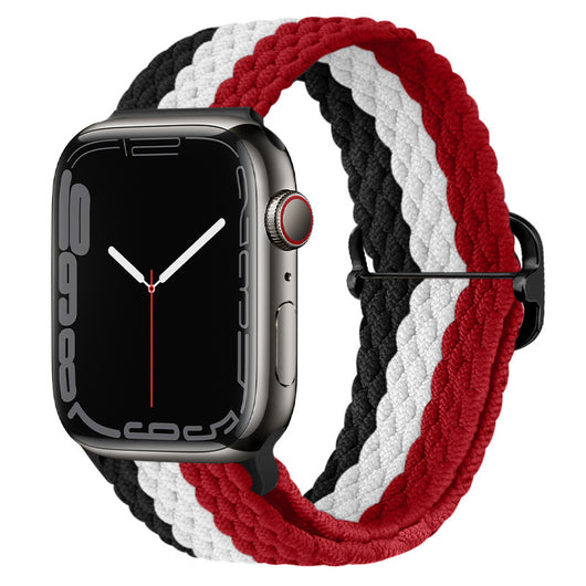 Correa Nylon Trenzada Ajustable para Apple Watch Series 7 - Image 36