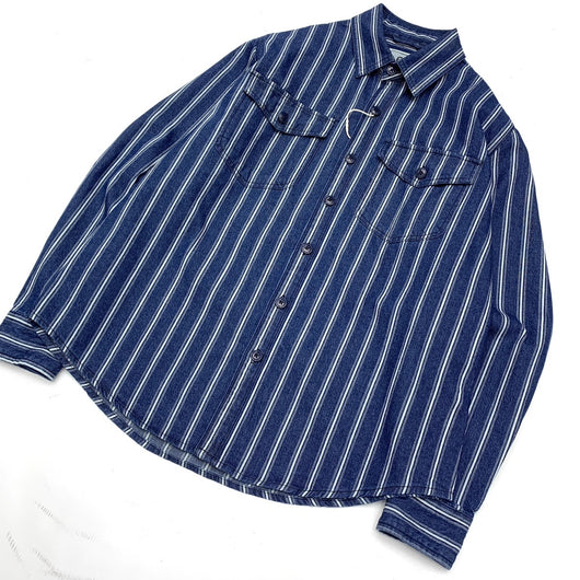 Camisa Denim Retro Japonesa de Algodón para Hombre - Image 11